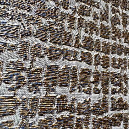 Designs Direct Aztec Silk Gold Wallpaper Sample